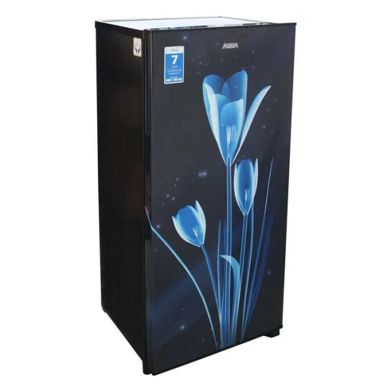 Aqua AQR-D191 LB.LK Kulkas 1 Pintu - Dark Silver Hitam