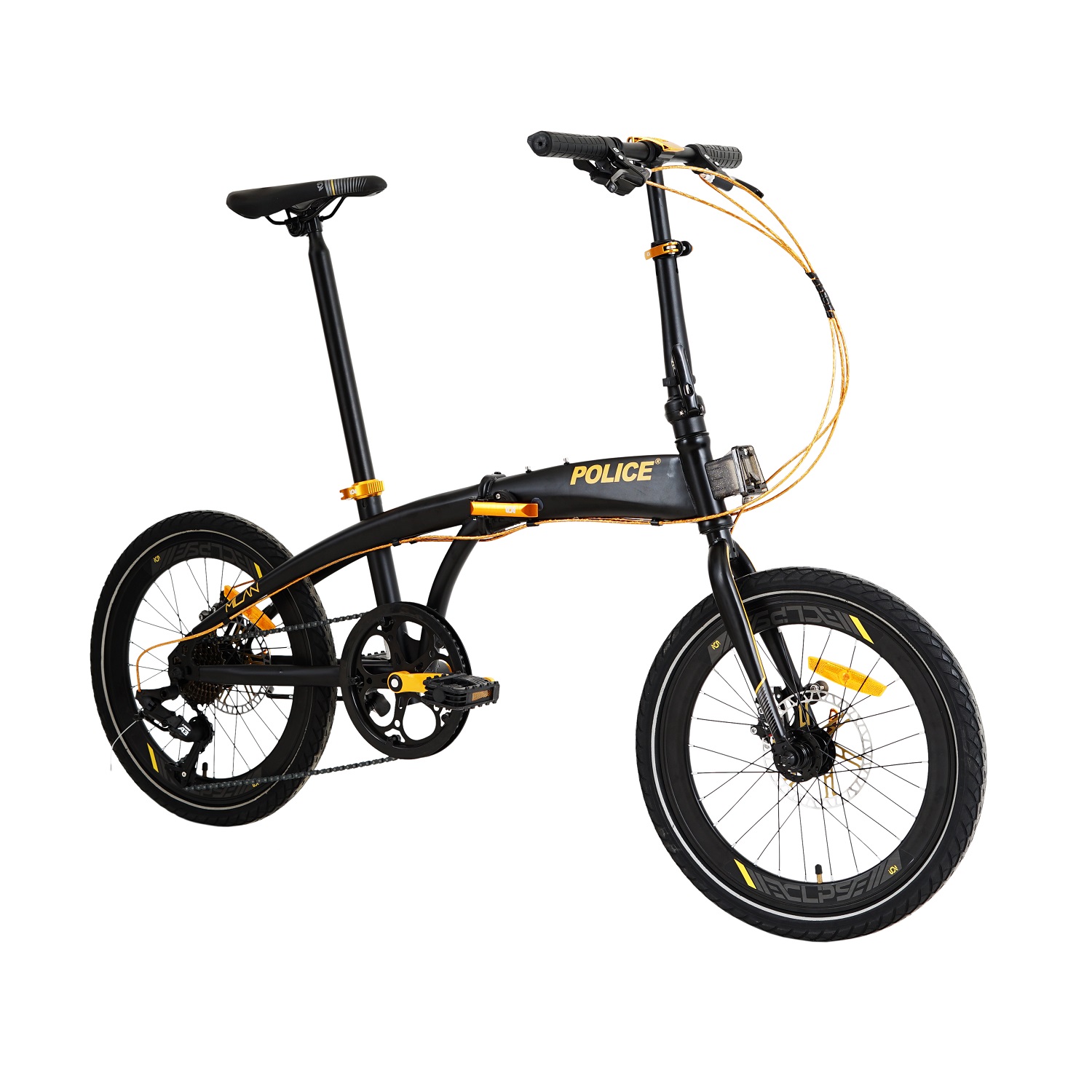 Police Folding Bike Milan 8 Speed 2