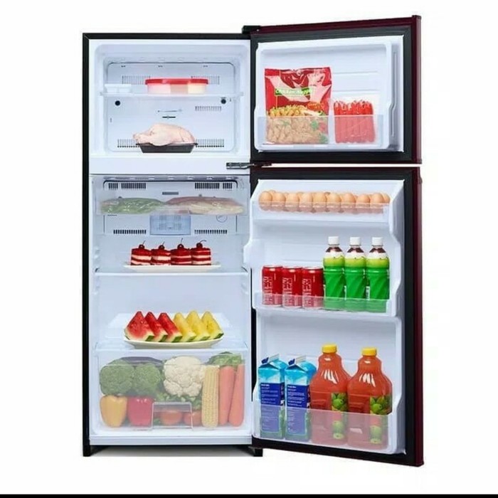 SHARP SJ195MDSR Kulkas Lemari es 2 Pintu 172L 1